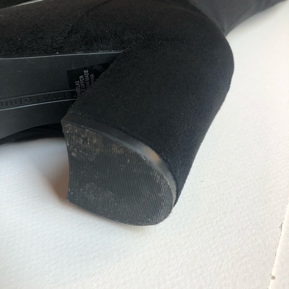 Tommy Hilfiger Black Neela2 Knee High Riding Boots - Picture 11 of 16